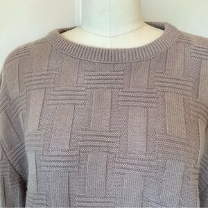 Dior Men’s  Basketweave Knit Sweater - Taupe
